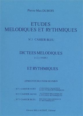 Etudes Melodiques Et Rythmiques Volume 3